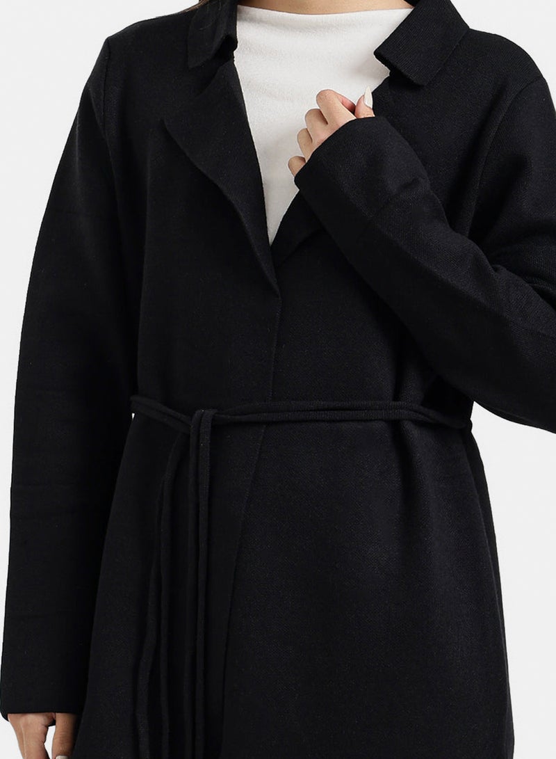 Carina Knee-Length Belted Coat - Image 4